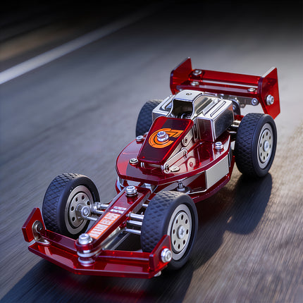 Tablefunny F1 Formula Racing Car -Stainless Steel 3D Metal Model