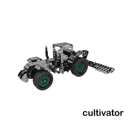 Precision Farming Machine Metal Model. This DIY 3D puzzle is an engaging assembly project from our metal kit series, perfect for an interesting desktop or office display. Unleash your creativity with this metal model