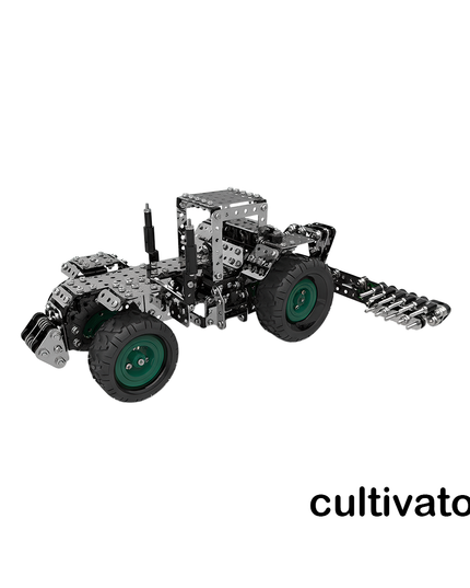 Precision Farming Machine Metal Model. This DIY 3D puzzle is an engaging assembly project from our metal kit series, perfect for an interesting desktop or office display. Unleash your creativity with this metal model
