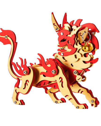 Tablefunny Mythical Beast Metal Assembly Model 105PCS Exquisite Puzzle