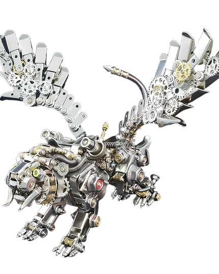 Tablefunny Fortune Tiger 3D Metal Puzzle Kit - Exquisite DIY Model, Creative Desktop Display