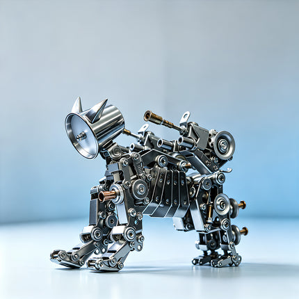 Tablefunny Mechanical Dog 3D Metal Model Kit – 442PCS DIY Assembly Puzzle