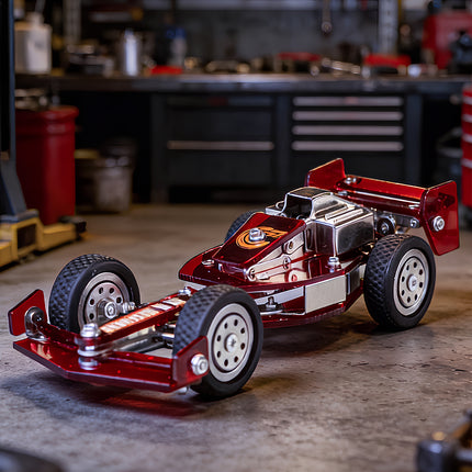 Tablefunny F1 Formula Racing Car -Stainless Steel 3D Metal Model