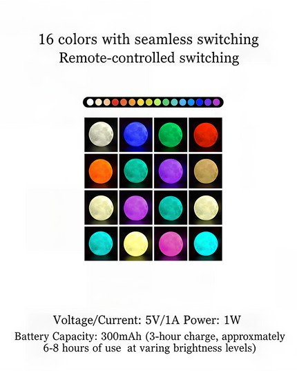 This product offers users diverse visual experiences through its rich color options and convenient remote control operation, while also delivering solid battery life, making it ideal for use as ambient lighting.