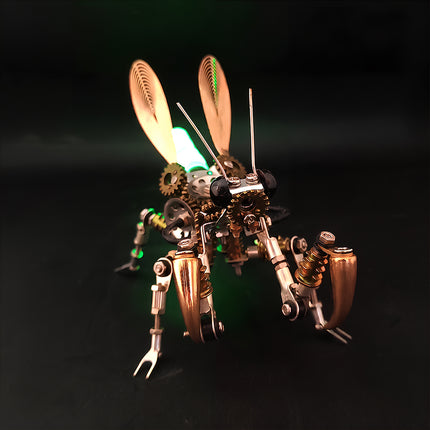 Tablefunny Steampunk Mechanical Mantis 3D Metal Model Kit-294PCS DIY Assembly Insect Art Decor
