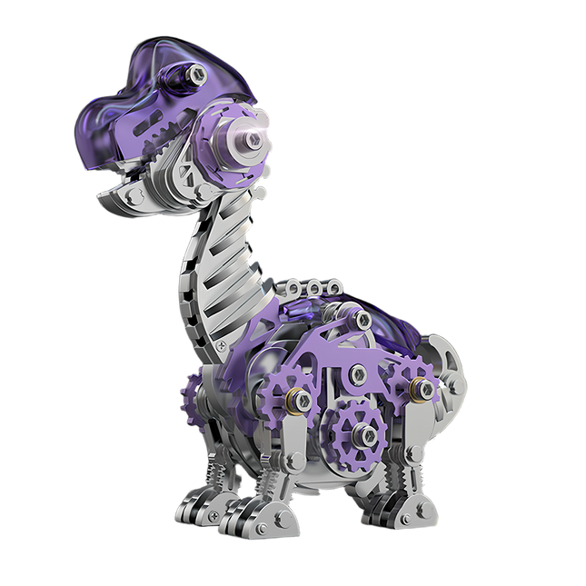 Tablefunny DIY Metal Assembly Robot Dinosaur - 213PCS Educational 3D Model Toy
