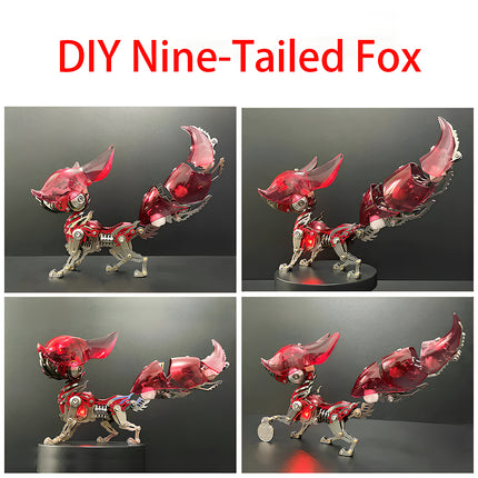 Tablefunny Metal Fox Assembly Model, DIY Metal Kit 339PCS