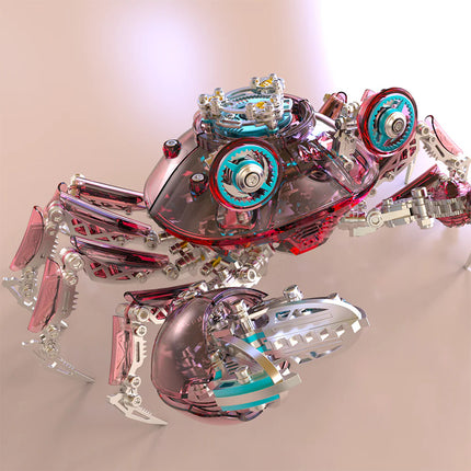 Tablefunny Creative Metal Assembly Mechanical Crab, Exquisite Model Collectible