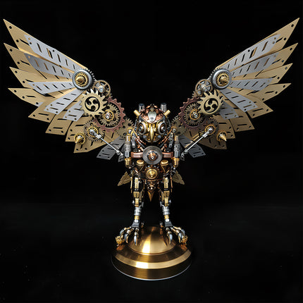  Tablefunny's new mechanical eagle metal model, an intricate 3D puzzle metal kit for mechanical steampunk enthusiasts and collectors.