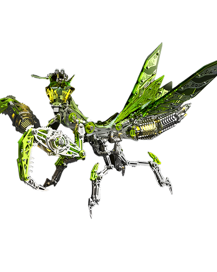 Tablefunny Mechanical Mantis Metal Assembly Model (1109 PCS), Metal Creative Display Piece
