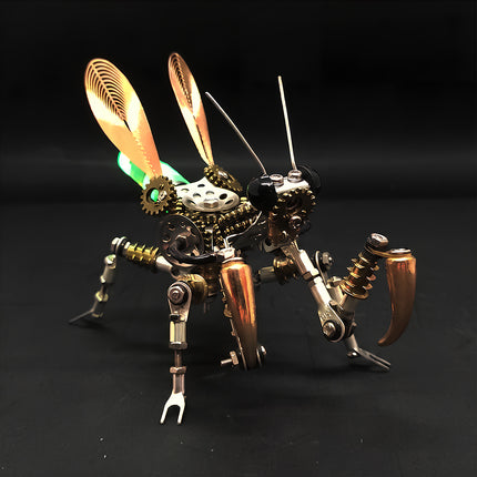 Tablefunny Steampunk Mechanical Mantis 3D Metal Model Kit-294PCS DIY Assembly Insect Art Decor