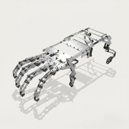DIY mechanical steampunk claw with movable joints, a unique metal model and steampunk puzzle for executive desk decor.