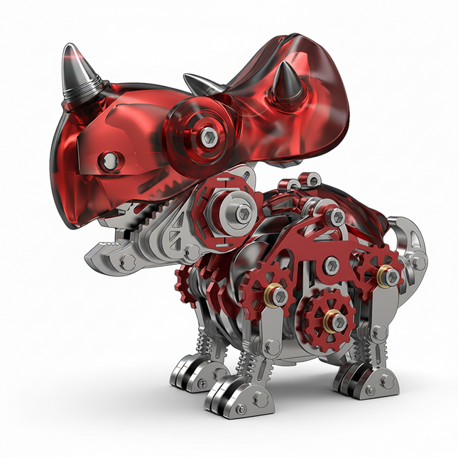 Tablefunny Metal Model Triceratops - 3D Puzzle Metal Kit