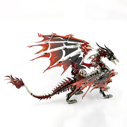 This DIY mechanical steampunk fire dragon is part of our 3D puzzle Metal Kits, a high-quality metal model for collectors.
