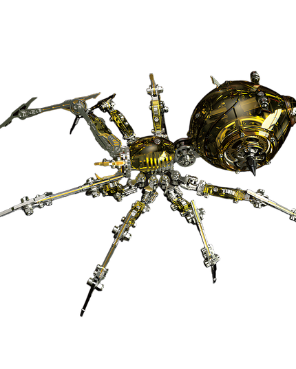 Tablefunny DIY Mechanical Spider Metal Kit Model, Adult High-Difficulty Puzzle Toy