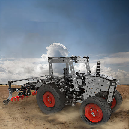 Rugged steam punk mech style vehicle, this mechanical steampunk tractor is a premier choice among 3D puzzle Metal Kits.