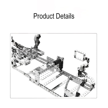 Detailed internal framework of a steam punk mech arm, showcasing the intricate mechanical steampunk design of this metal model.