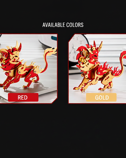 Tablefunny Mythical Beast Metal Assembly Model 105PCS Exquisite Puzzle