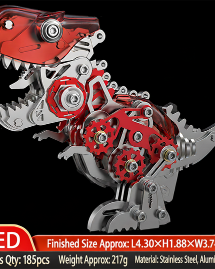 Tablefunny Metal T-Rex Model Kit - Trendy Desktop Collectible, Builds Manual Dexterity
