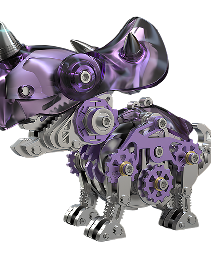 Tablefunny Metal Model Triceratops - 3D Puzzle Metal Kit