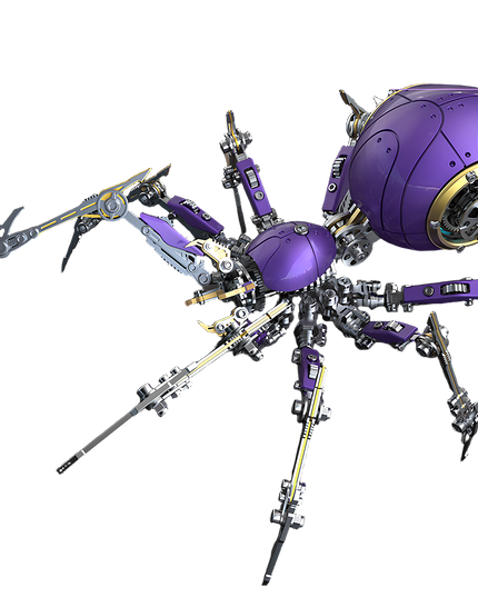 Tablefunny Metal-Assembled Mechanical Spider, Precision Model Toy, Creativity Builder